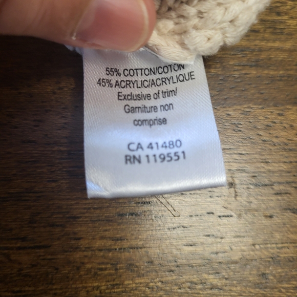 Gentle Fawn women's V-neck cotton Oversize  long sleeve sweater size M - Picture 5 of 8